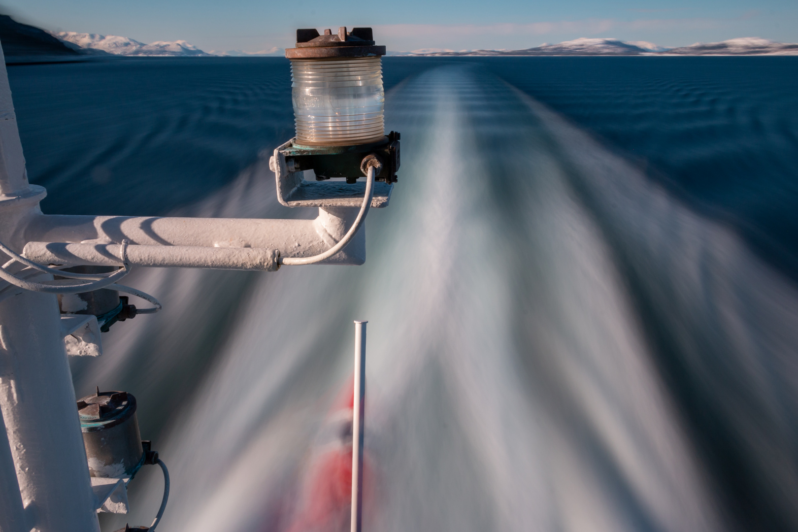 Das Schraubenwasser der MS Trollfjord