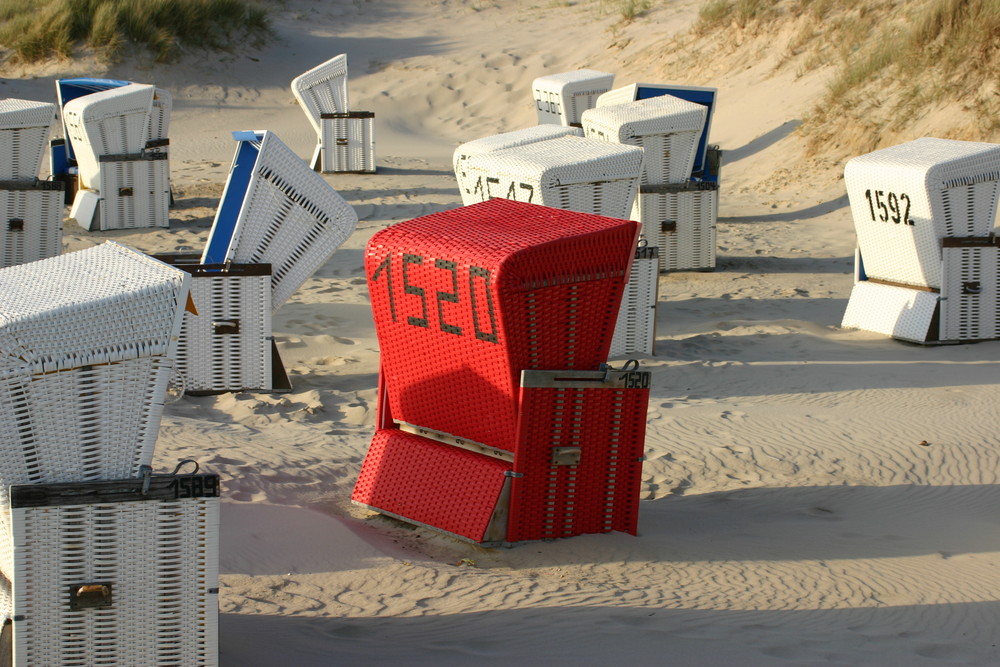 das "schwarze Schaf" unter den Strandkörben