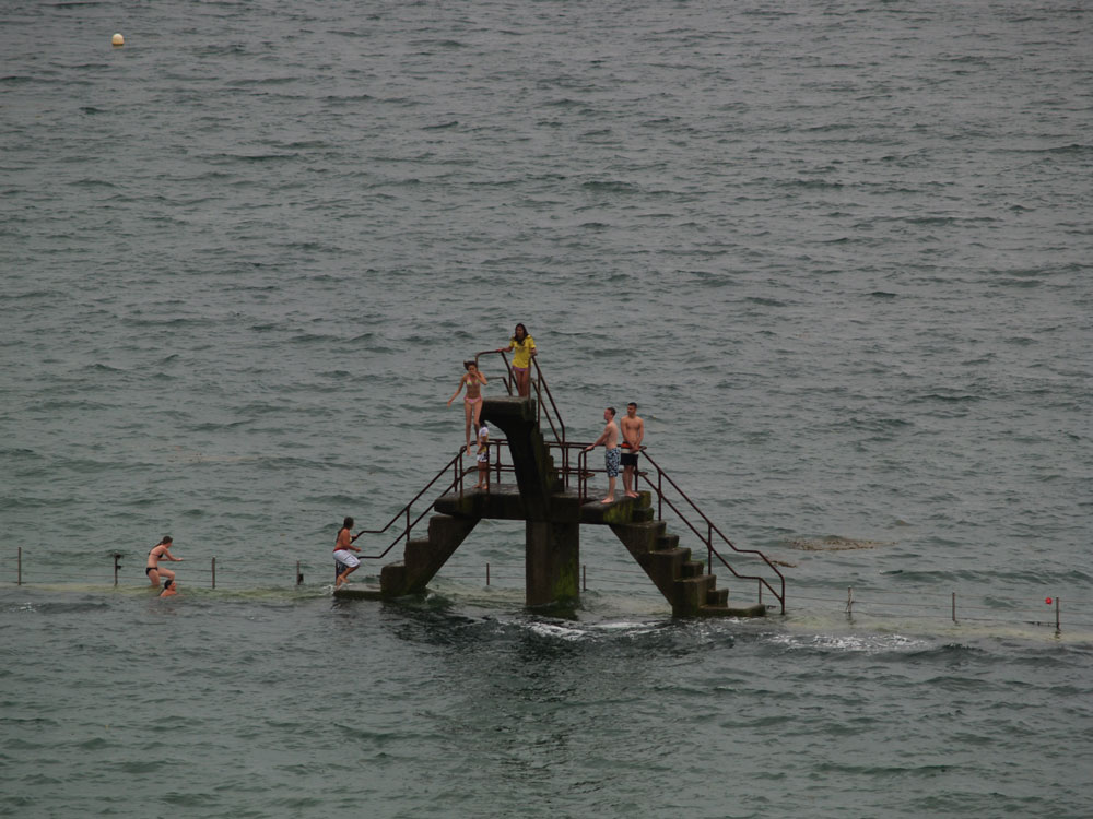 Das Schwimmbad von Saint-Malo