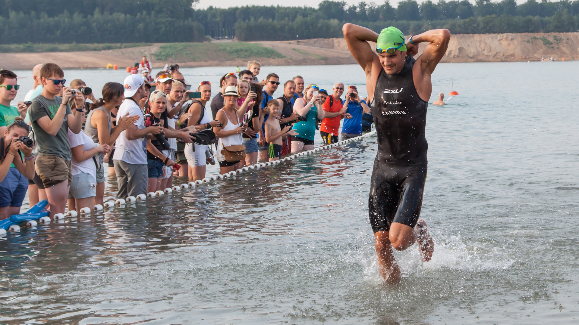 Das Schwimmen ist geschafft