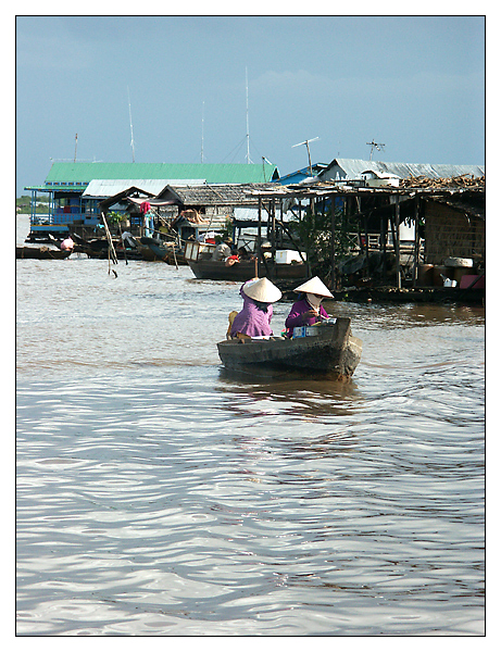 Das schwimmende Dorf Chong Kneas - Siem Reap, Kambodscha