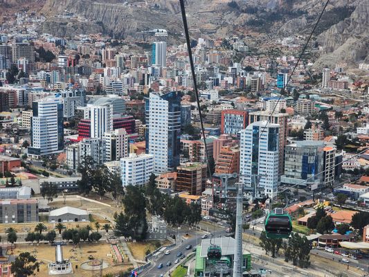 Das Seilbahnnetz von La Paz