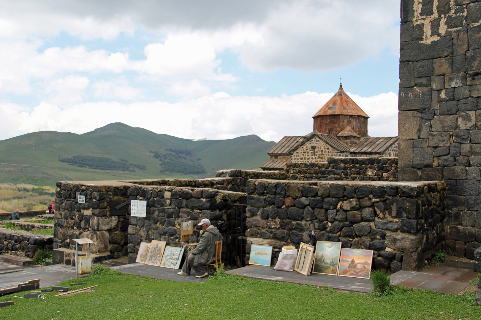 Das Sevankloster in Armenien: Nur 200 Stufen und das Ziel ist erreicht.