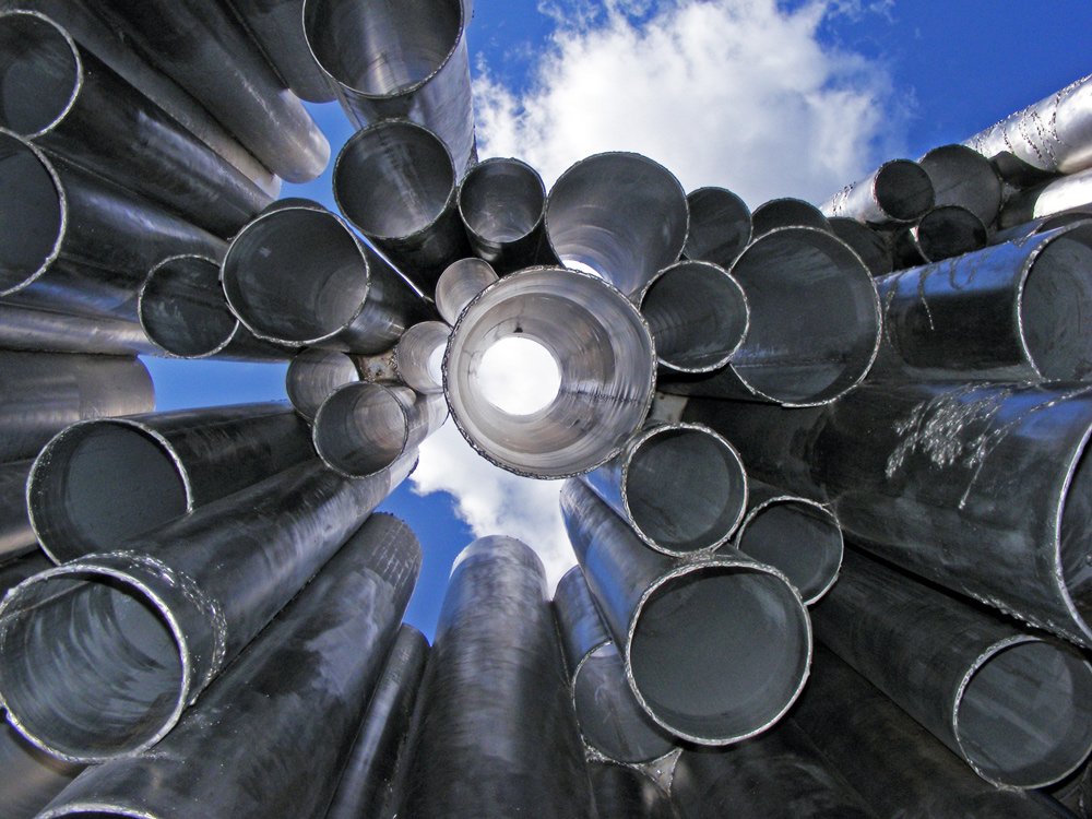 Das Sibelius-Denkmal in Helsinki