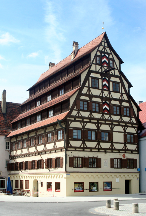 Das Siebendächerhaus in Memmingen (das ehemalige Gerberhaus)