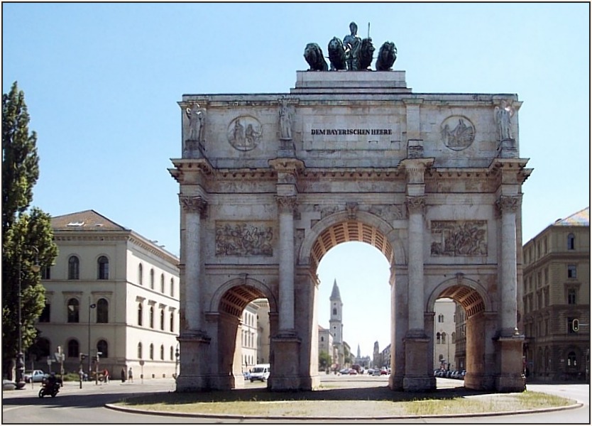 das Siegestor in Schwabing