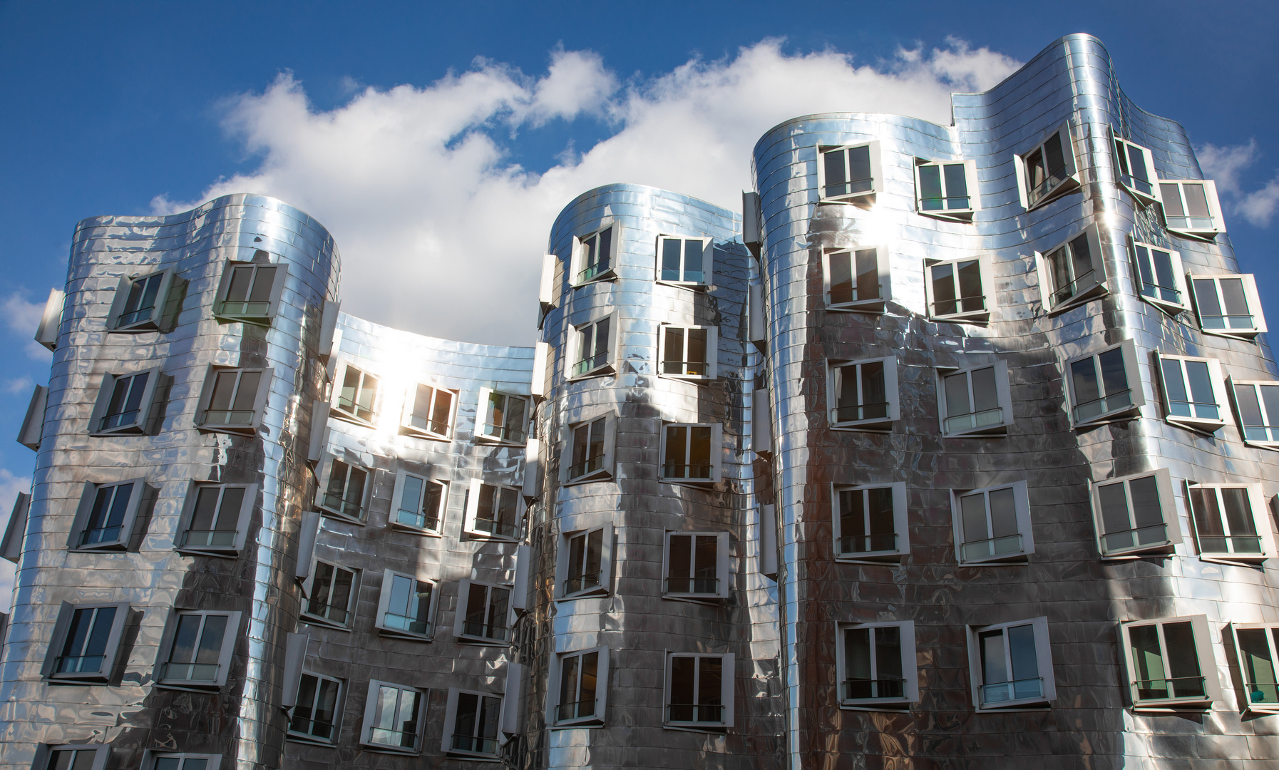 Das silberne Haus von Frank Gehry