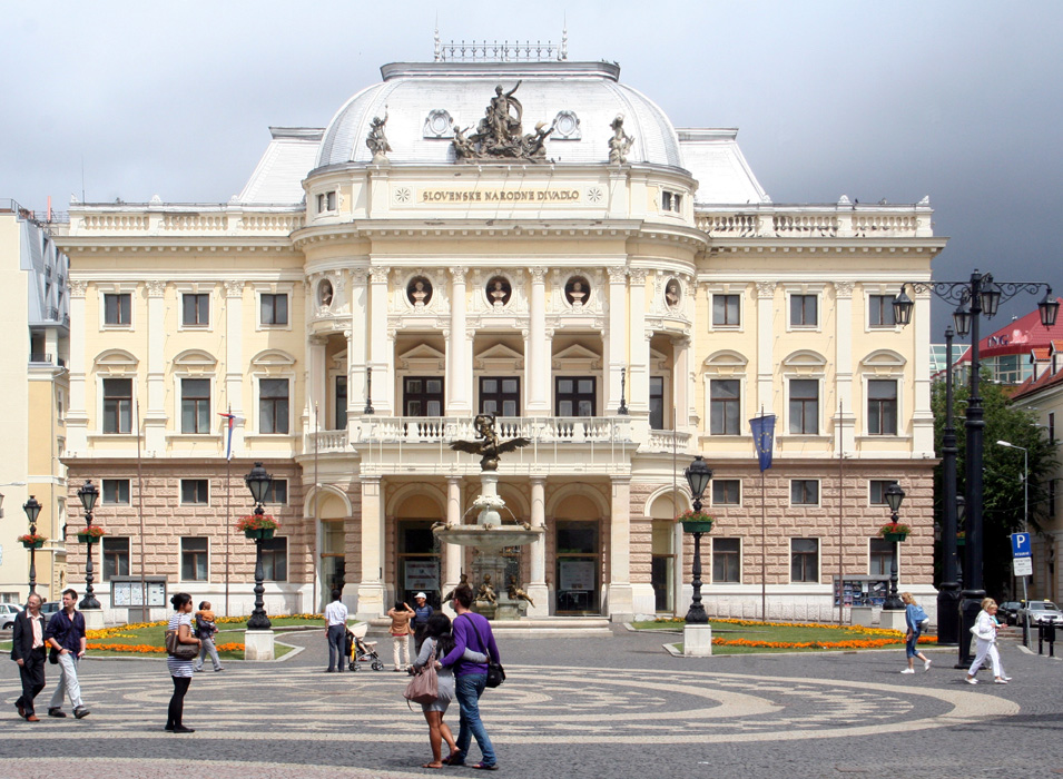 Das Slowakische Nationaltheater in Bratislava