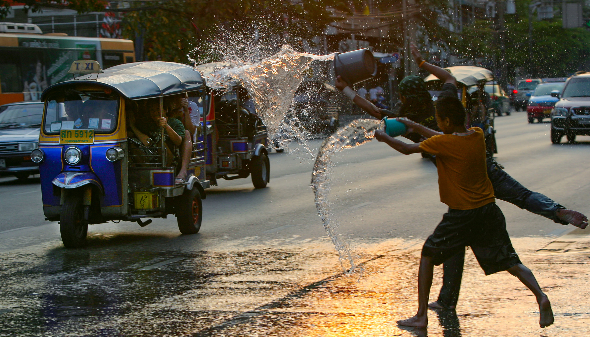 Das Songkran-Fest in Bangkok 1