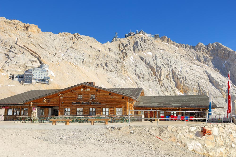 Das Sonn Alpin auf dem Zugspitzplatt