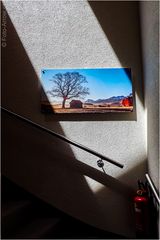 Das Sonnenlicht im Treppenhaus . . 