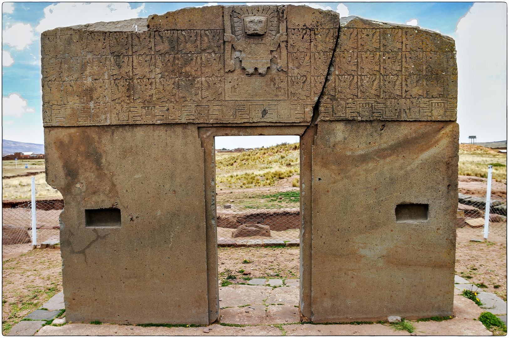 Das Sonnentor von vorn - Tihuanaco, Bolivien