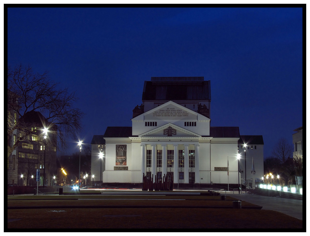 Das Stadttheater von Duisburg