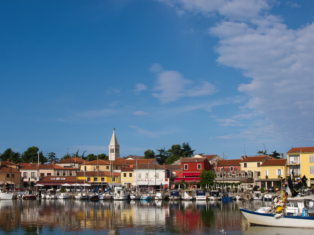 Das Städtchen Novigrad in Kroatien