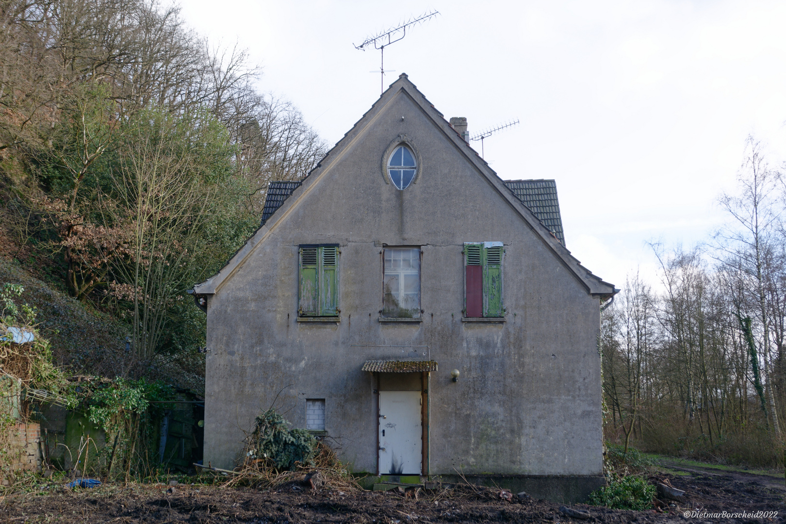 Das Steigerhaus - Giebelseite