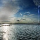 Das Steinhuder Meer, am 23,06,2012 Schlimmes gewitter