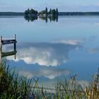 Das Steinhuder Meer mit der Insel Wilhelmstein.