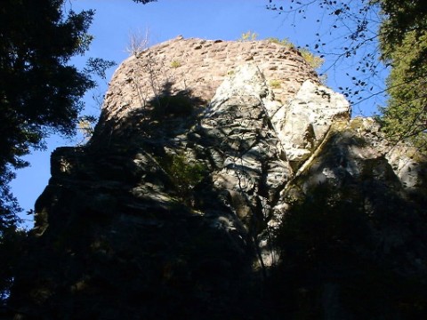 Das Steinschloß am Champ du Feu