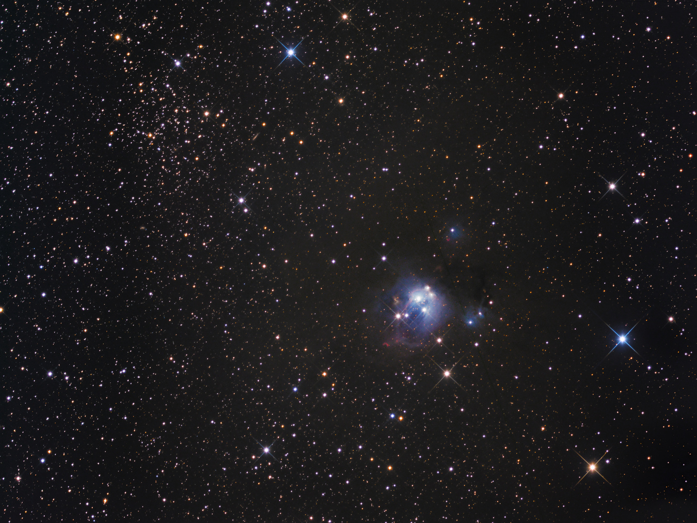 Das Sternentstehungsgebiet NGC 7129