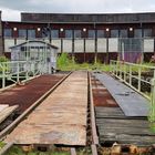 Das stillgelegte Bahnbetriebswerk in Gelsenkirchen Bismarck