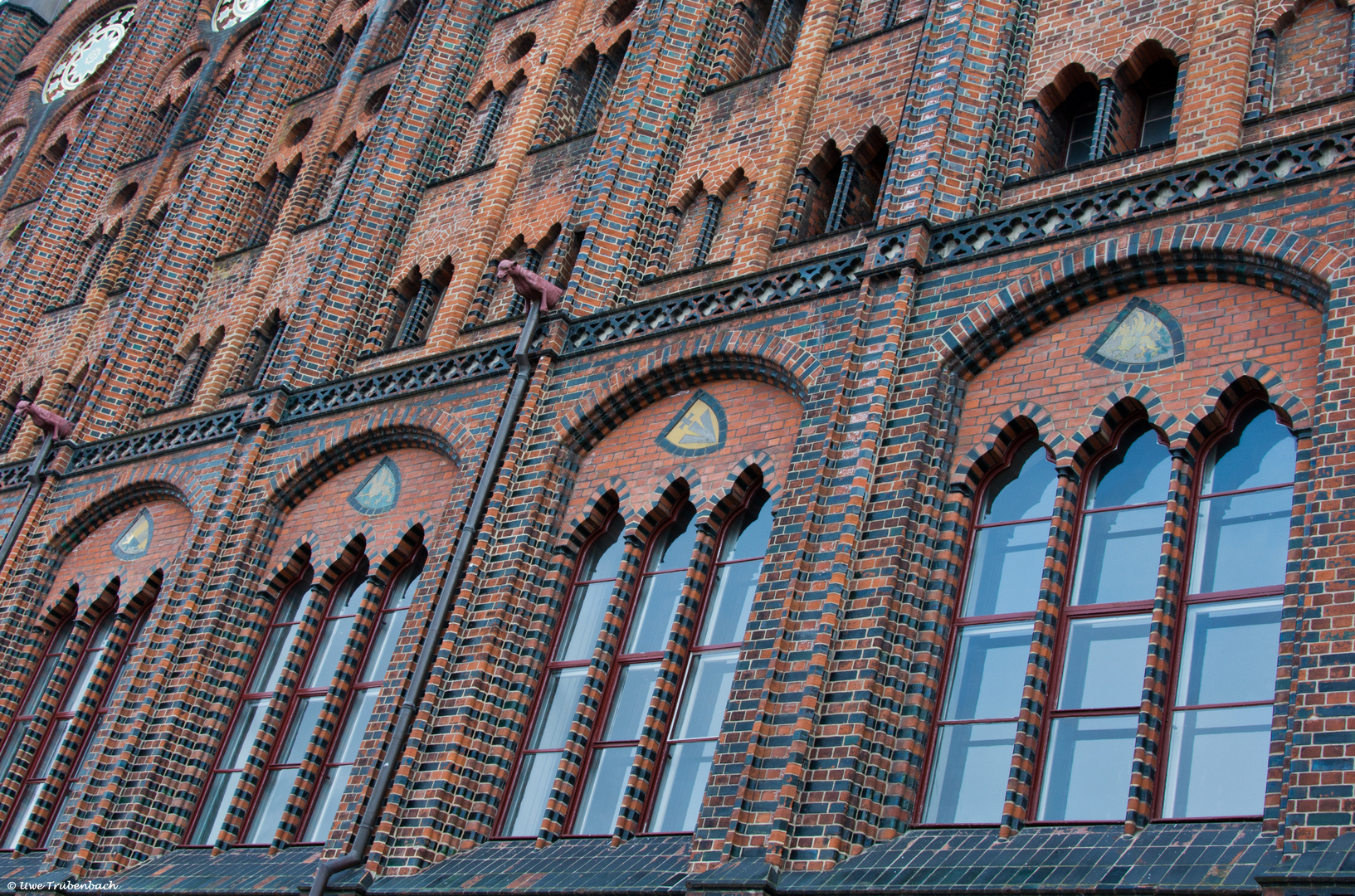 Das Stralsunder Rathaus - Fassadendetail