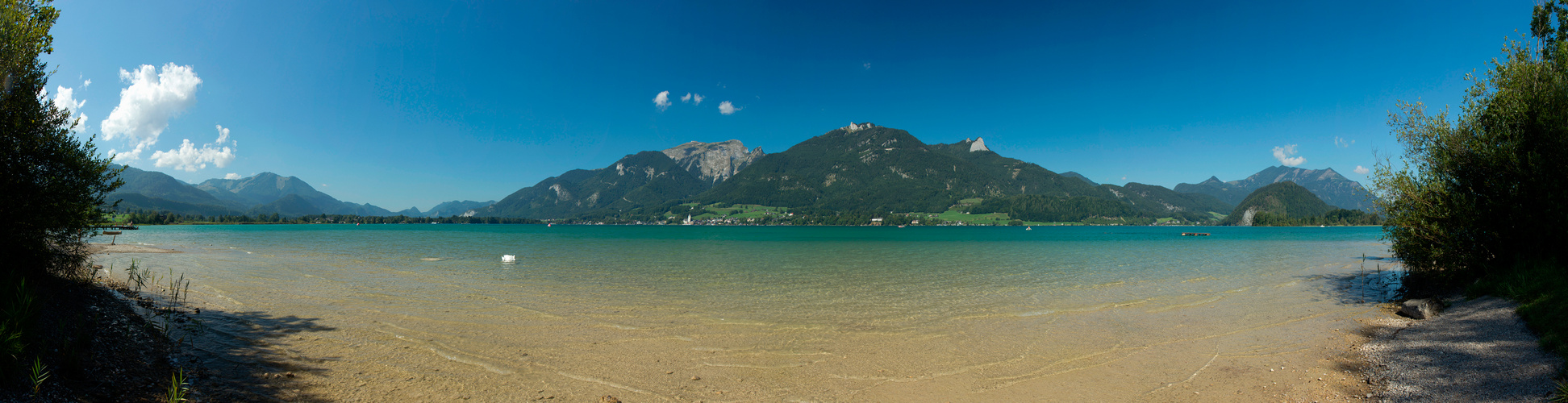 Das Strandbad in Strobl am Wolfgangsee