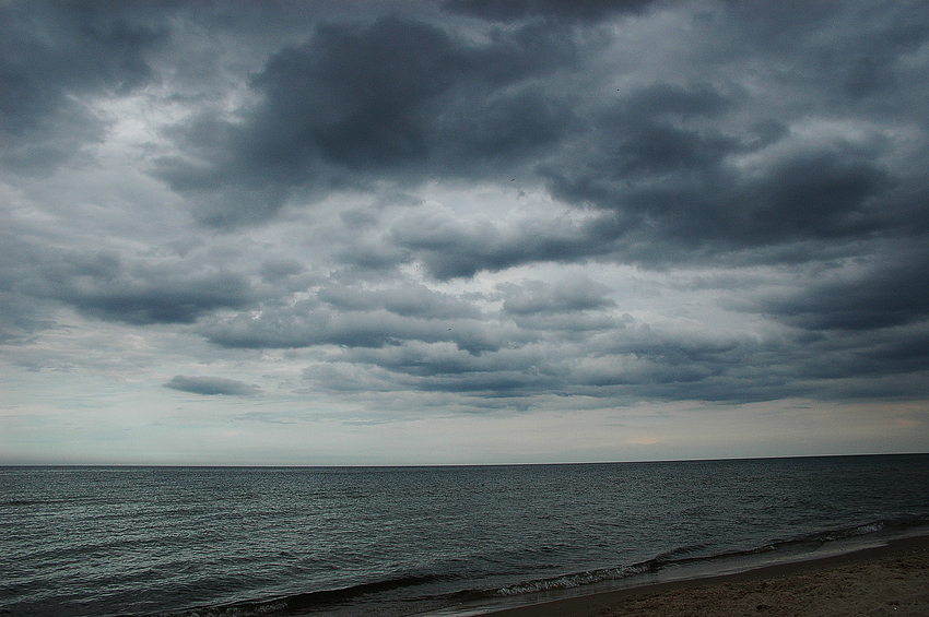 Das stürmische Wetter an der Ostsee