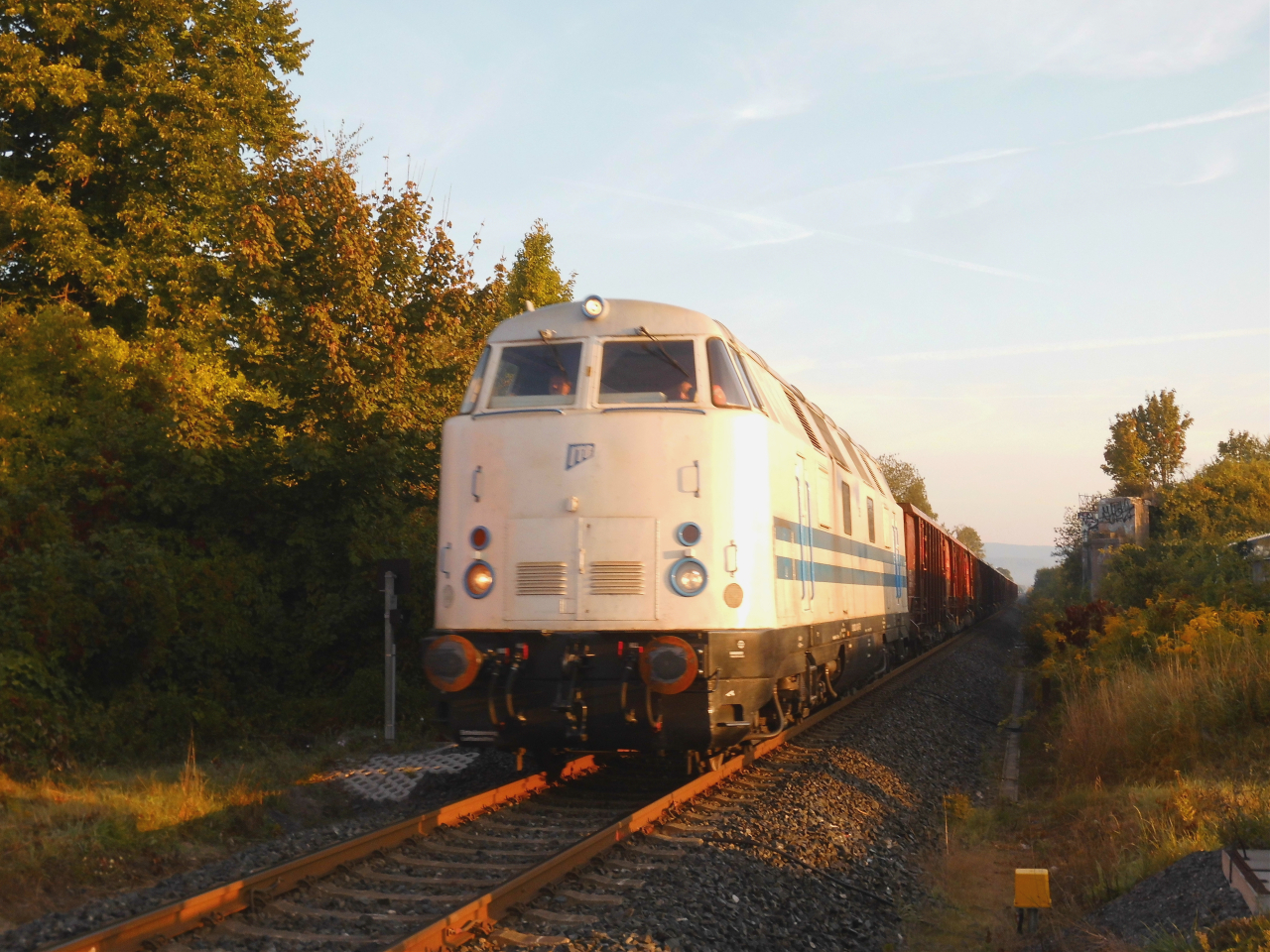 Das Südharzgespenst im Nordhäuser Morgenlicht.