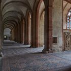 Das südliche Seitenschiff der Klosterbasilika im Kloster Eberbach.