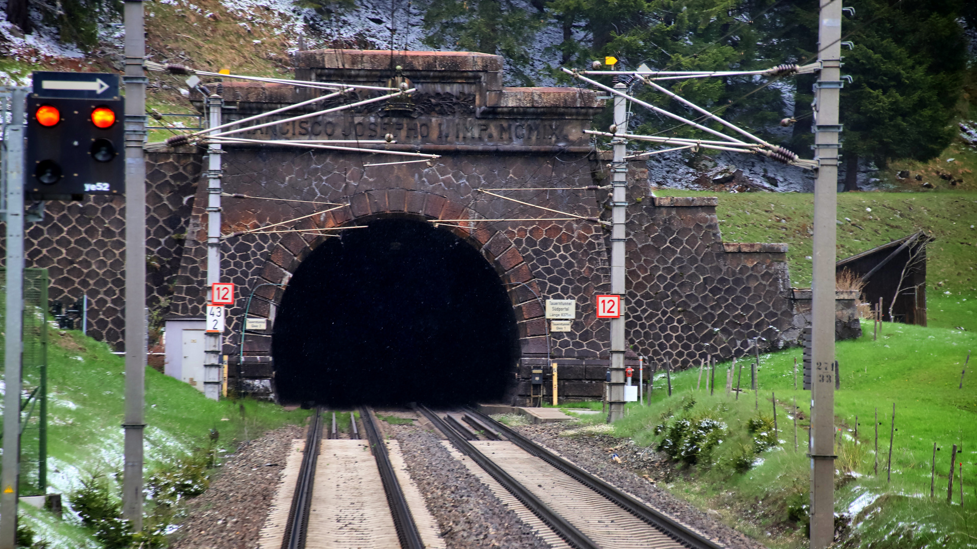 Das Südportal des Tauerntunnels