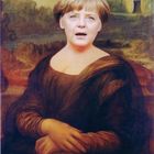 Das süße Lächeln von Mona Lisa Merkel