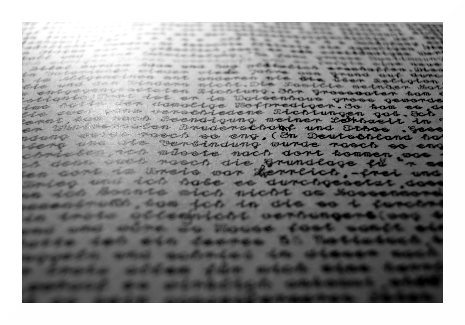 Das Tagebuch Foto & Bild dokumentation, schwarzweiss, monochrom