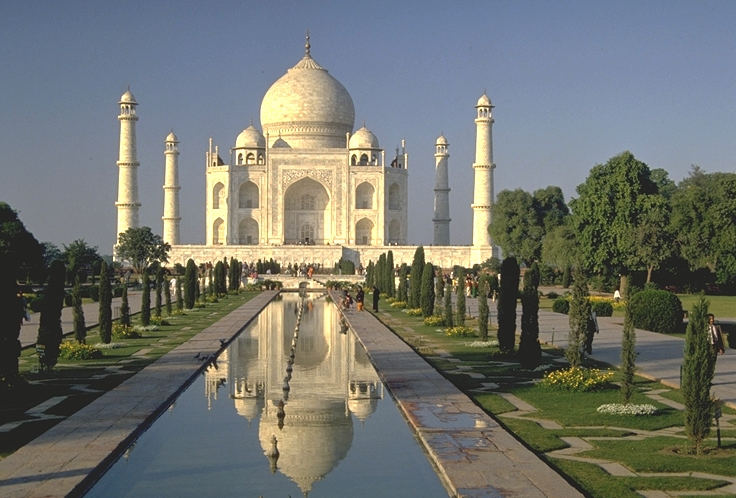 Das Taj Mahal in Agra, Indien