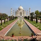 Das Taj Mahal in Agra, Indien