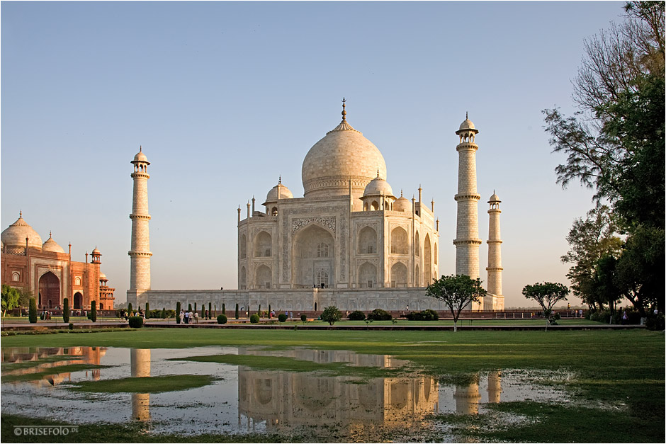 Das Taj Mahal mal von einer anderen Seite ...