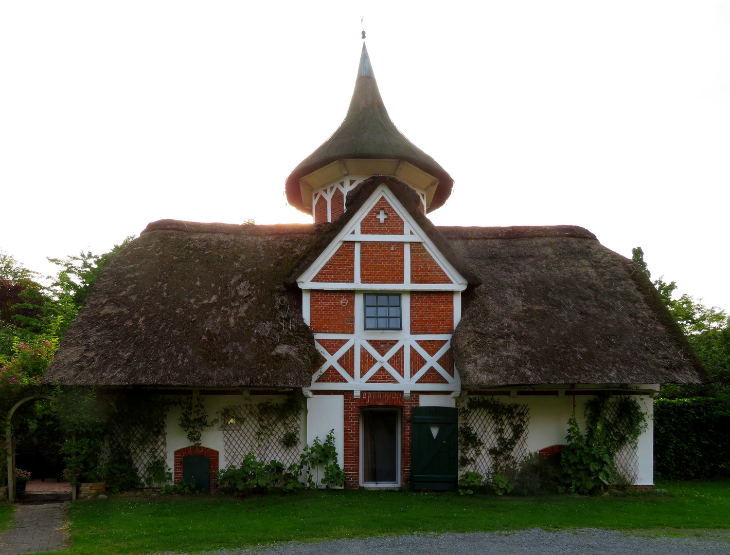 das Taubenhaus von hinten ...