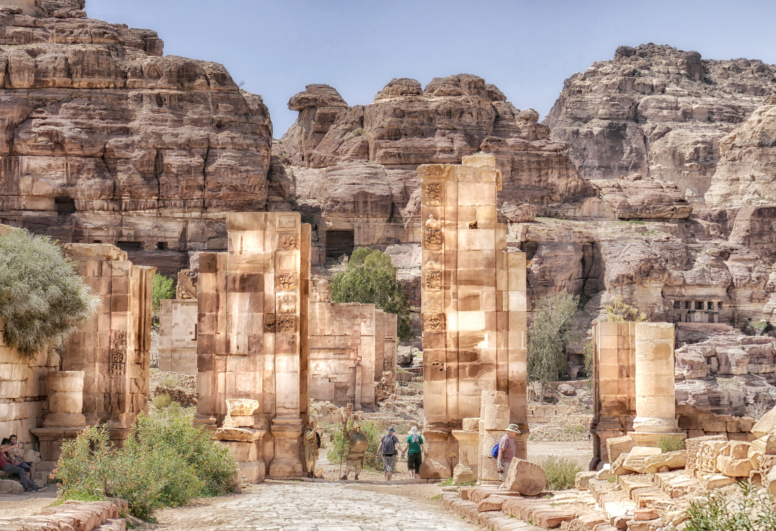 das Temenos Tor in Petra