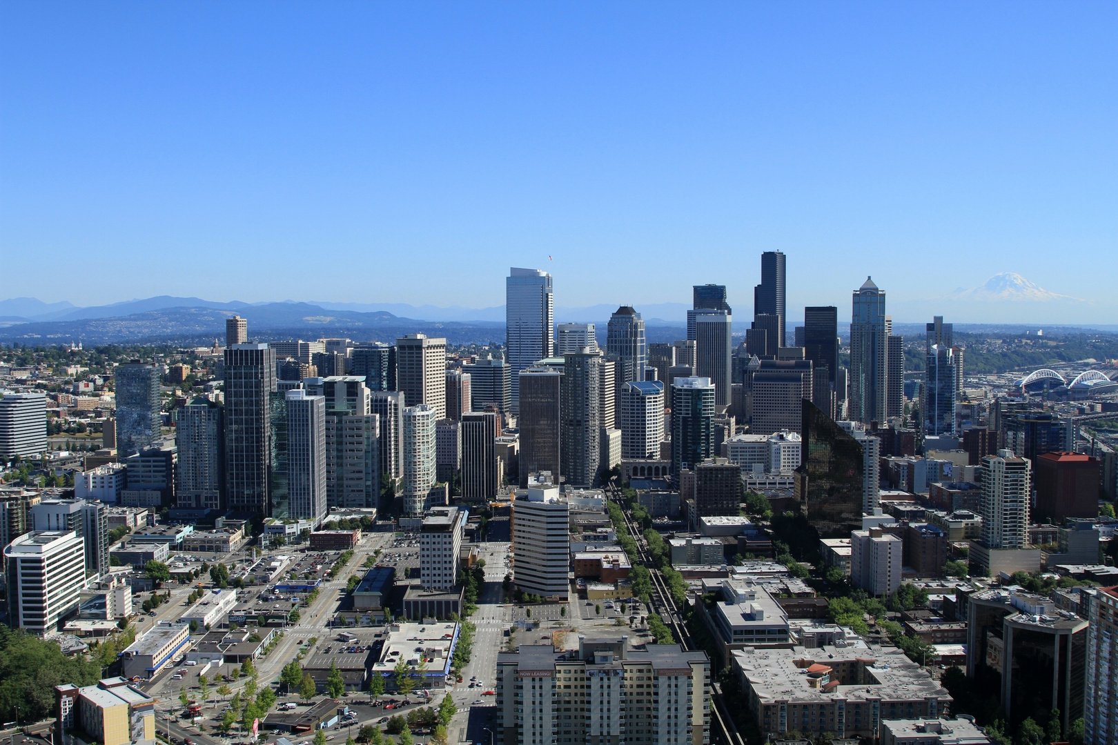 Das tolle Panorama von Seattle