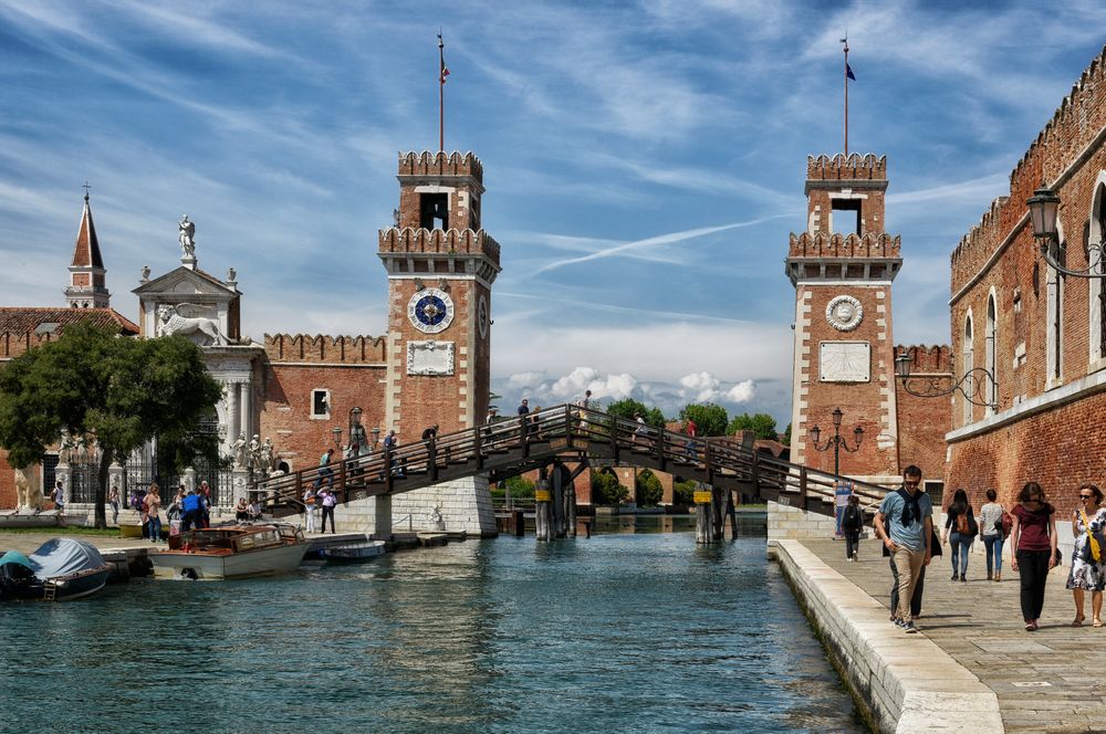 Das Tor Ingresso all'Acqua des Arsenals - Venezia -