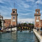 Das Tor Ingresso all'Acqua des Arsenals - Venezia -