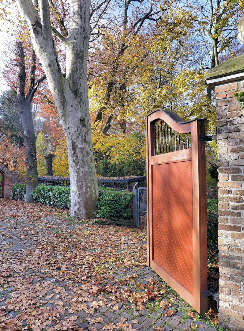 Das Tor zum Herbstpark