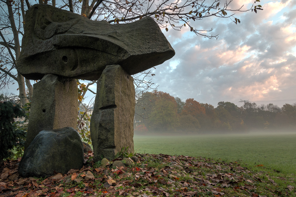 Das Tor zum Park in Markkleeberg