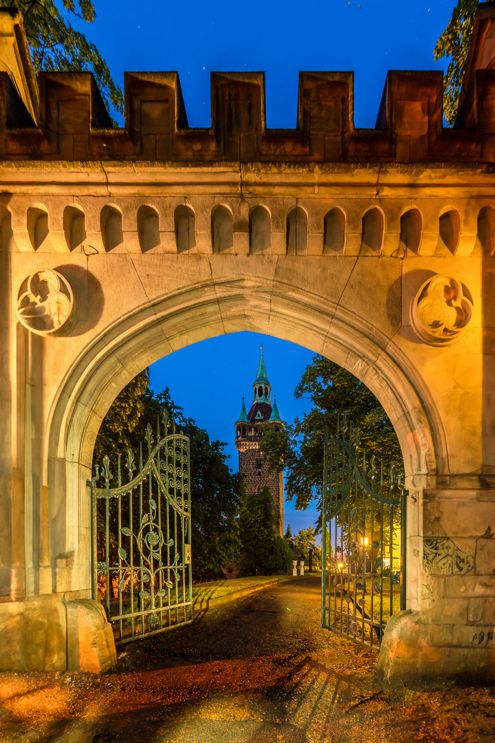 Das Tor zum Schlosshotel "Zum Markgrafen" 