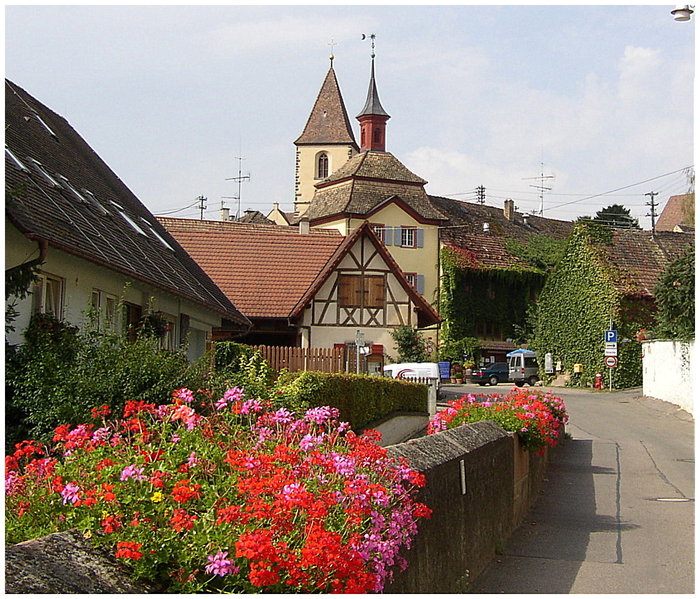 Das Tor zur mittelalterlichen Altstadt von Burkheim