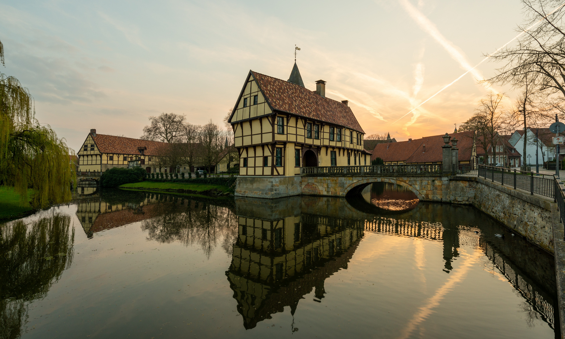 Das Torhaus am Abend