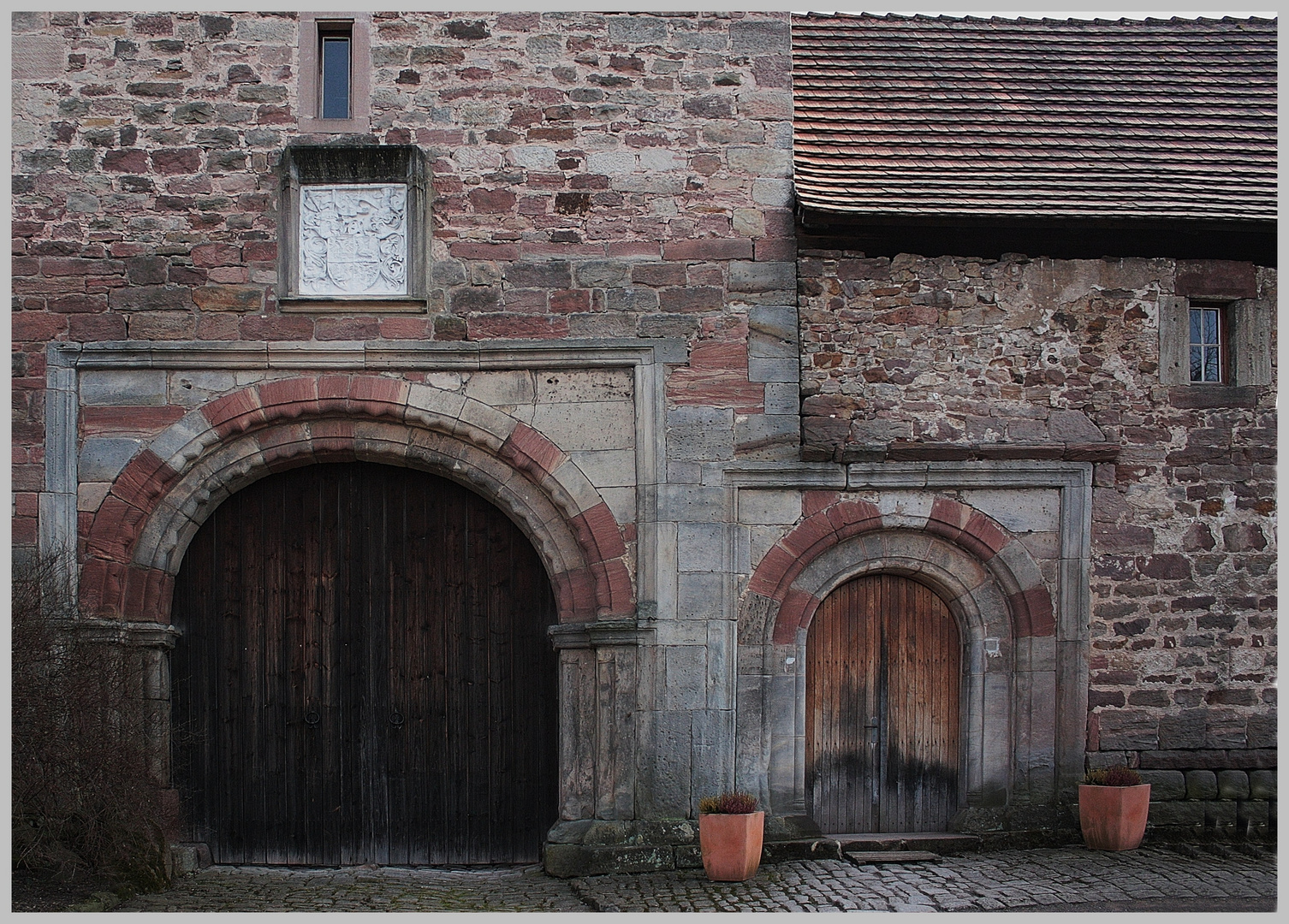 Das Torhaus zur Klosteranlage Veßra