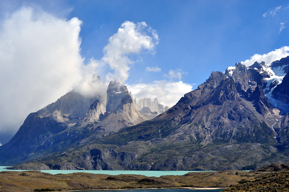 Das Torres Massiv aus südlicher Richtung  