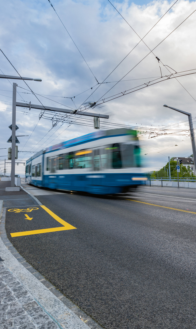 Das Tram hat Vortritt