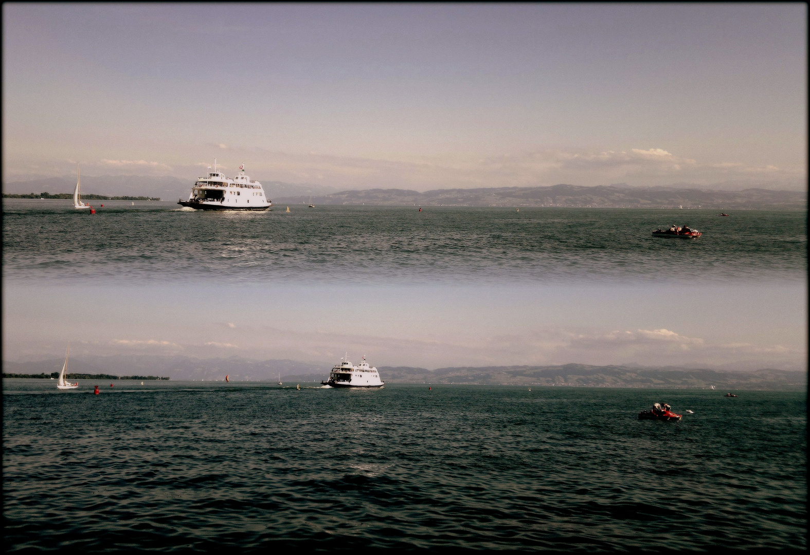 Das Treiben am Bodensee