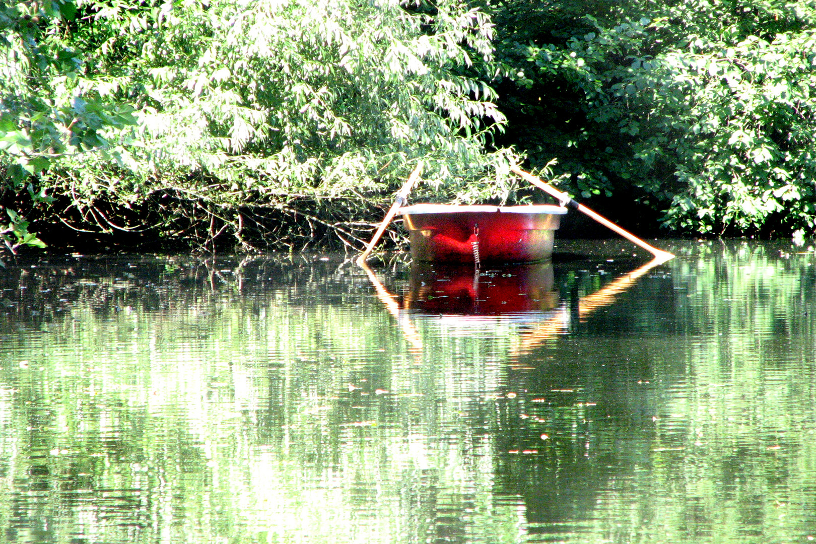 Das Treiben auf dem See.